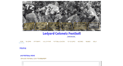 Desktop Screenshot of ledyardfootball.com
