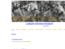Tablet Screenshot of ledyardfootball.com